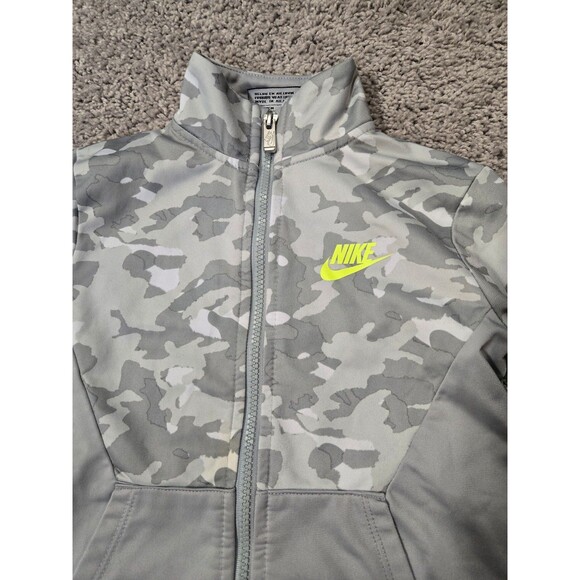 Youth Nike Full Zip jacket Gray Camo size 6 M New condition sweatshirt - Picture 5 of 6